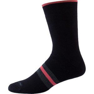 Men's Big Boys Cotton Crew 2-Pair Black Socks